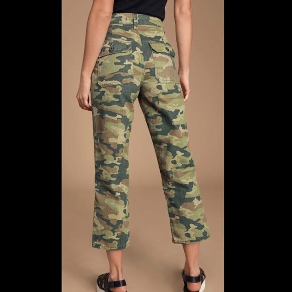 NWT FP Remy high waist camo crop jeans. - Picture 3 of 6